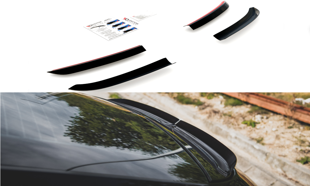 Image of Spoiler Cap Porsche Panamera Turbo 970 Facelift - Textured