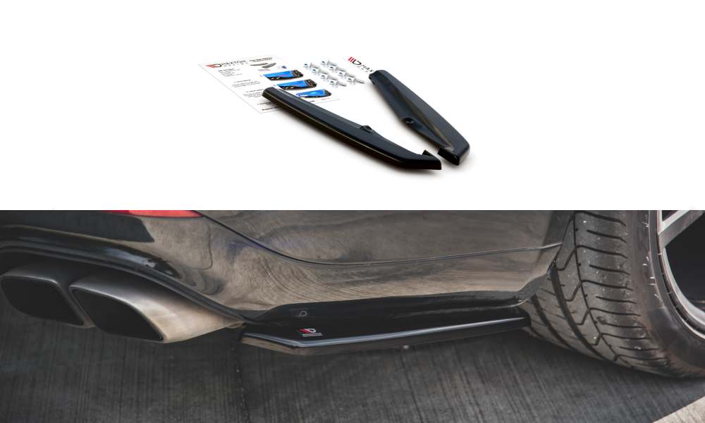 Image of Rear Side Splitters Porsche Panamera Turbo 970 Facelift-GB