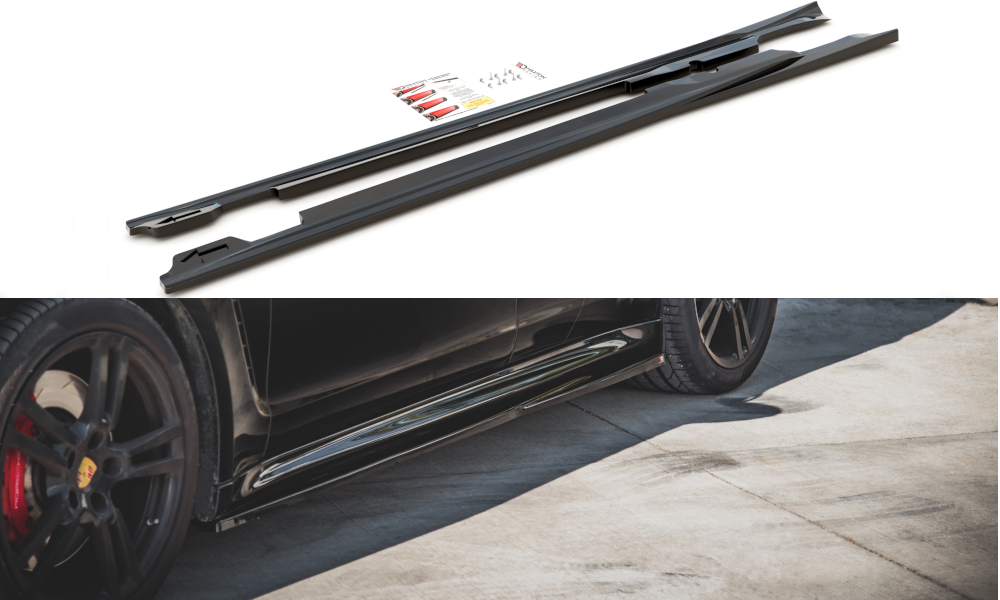 Image of Side Skirts Diffusers V.1 Porsche Panamera Turbo 970 Fl-GB