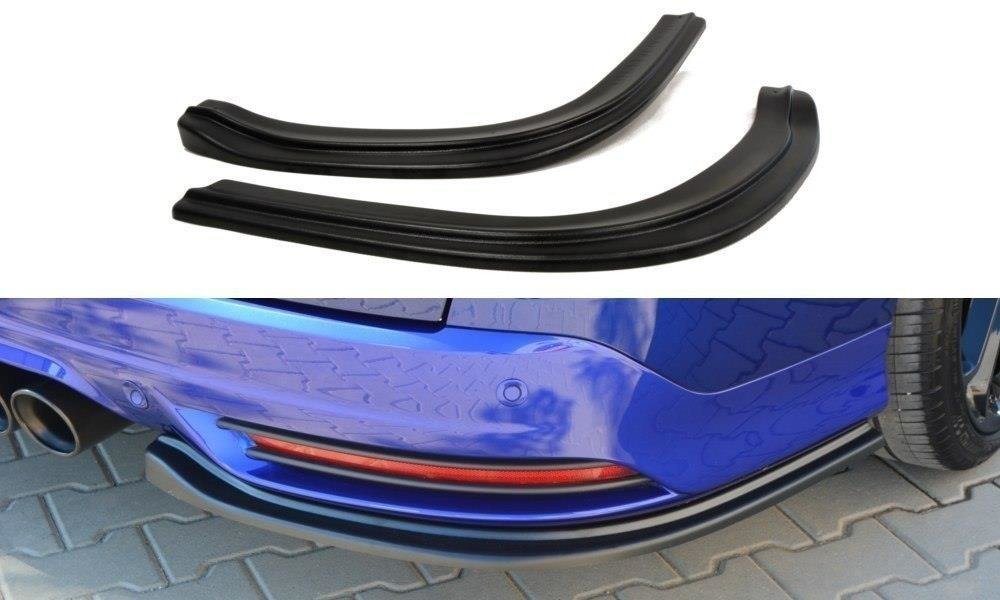 Image of Rear Side Splitters Ford Focus ST MK3 Estate - Gloss Black