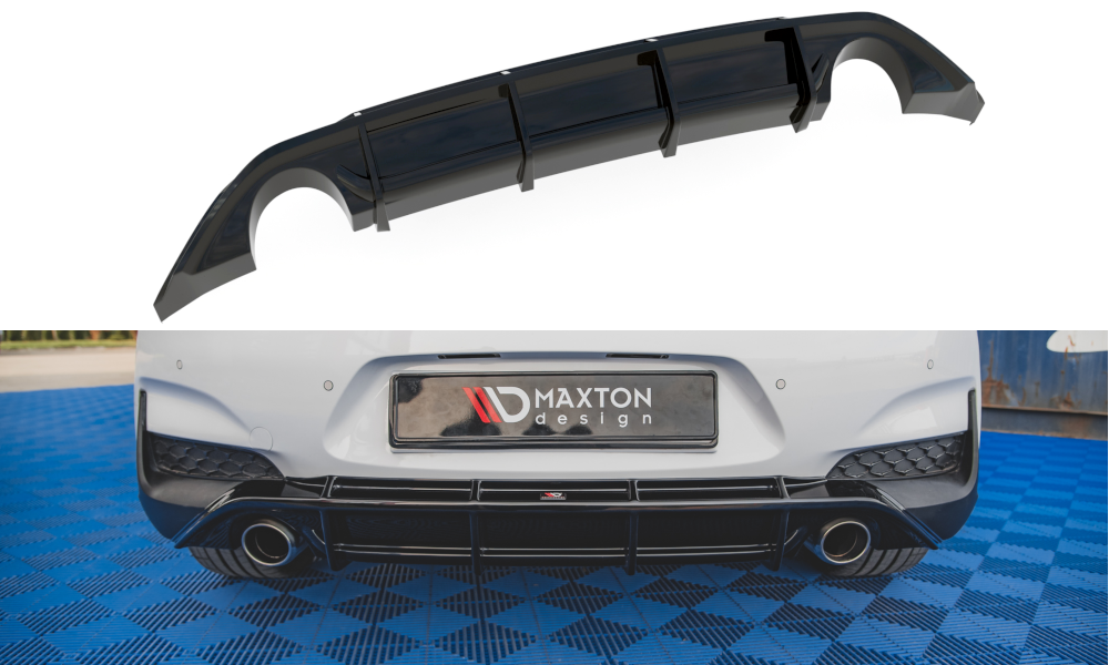 Image of Rear Valance V.3 Hyundai I30 N MK3 Hatchback - Textured