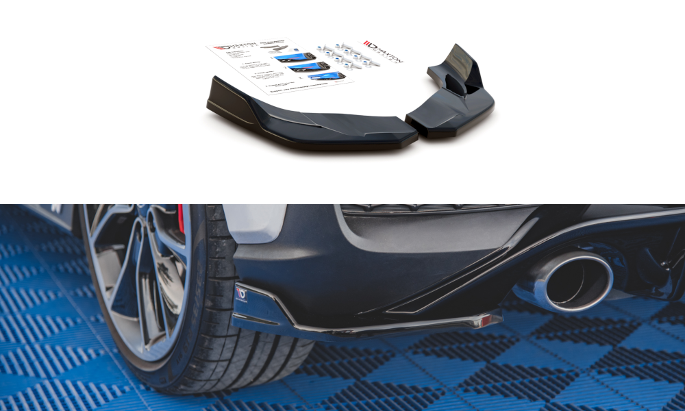 Image of Rear Side Splitters V.4 Hyundai I30 N MK3 Hatchback-GB