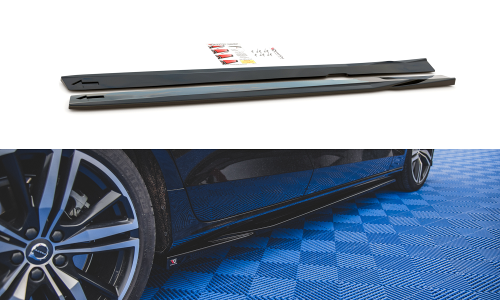 Image of Side Skirts Diffusers V.1 Volvo S60/V60 R-Design MK3-GB