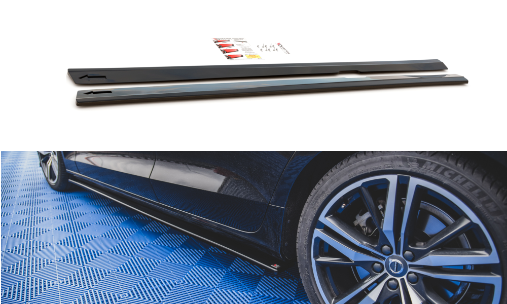 Image of Side Skirts Diffusers V.2 Volvo S60/V60 R-Design MK3-GB