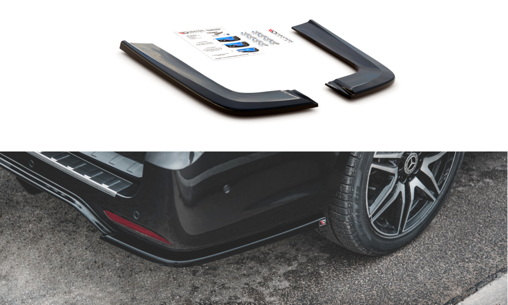 Image of Side Splitters V.2 Merc-Benz V-CLass AMG-Line W447 Fl-GB