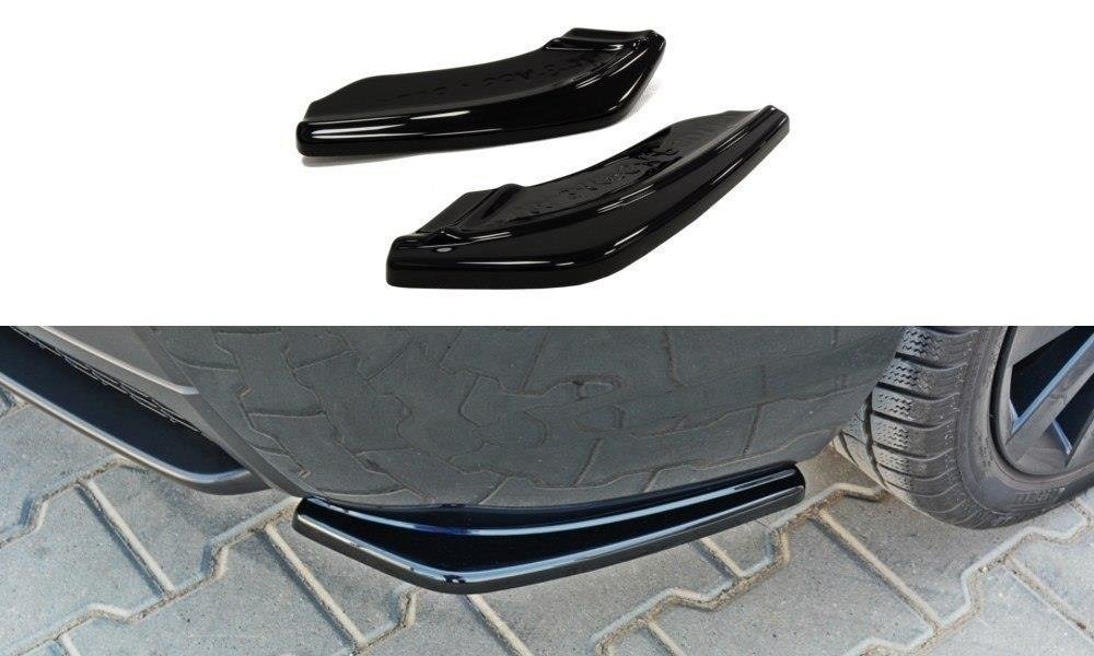 Image of Rear Side Splitters Mazda 3 MPS MK1 (Preface) - Gloss Black