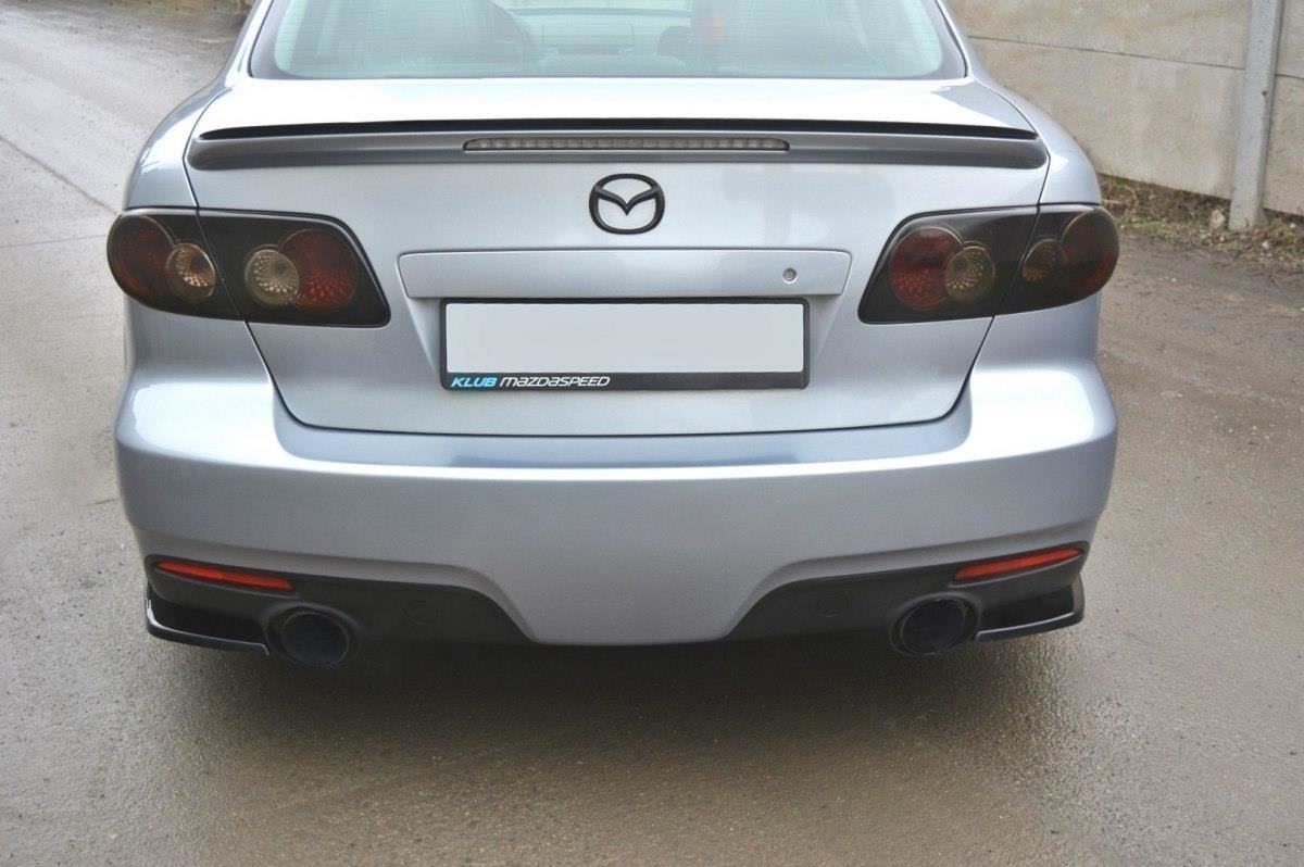 Image of Rear Side Splitters Mazda 6 MK1 MPS - Gloss Black