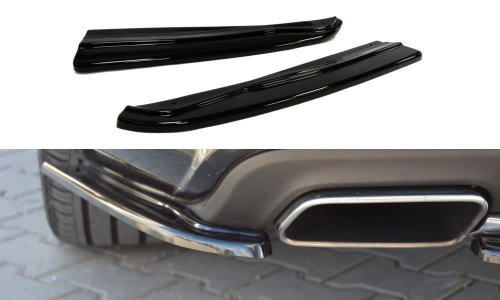 Image of Rear Side Splitters Mercedes CLS C218 AMG Line - Gloss Black