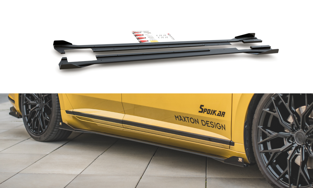Image of Side Skirts Diffusers+Flaps Volkswagen Arteon R-Line-GB V1