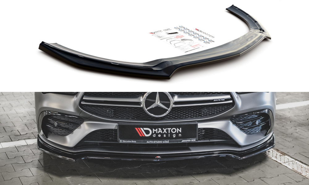 Image of Front Splitter V.1 Mercedes-AMG CLA 35 Aero C118-GB