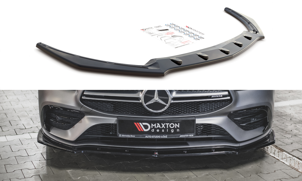 Image of Front Splitter V.2 Mercedes-AMG CLA 35 Aero C118-GB