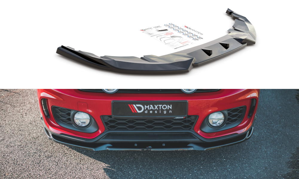 Image of Front Splitter V.1 Mini Countryman MK2 F60 JCW - Gloss Black