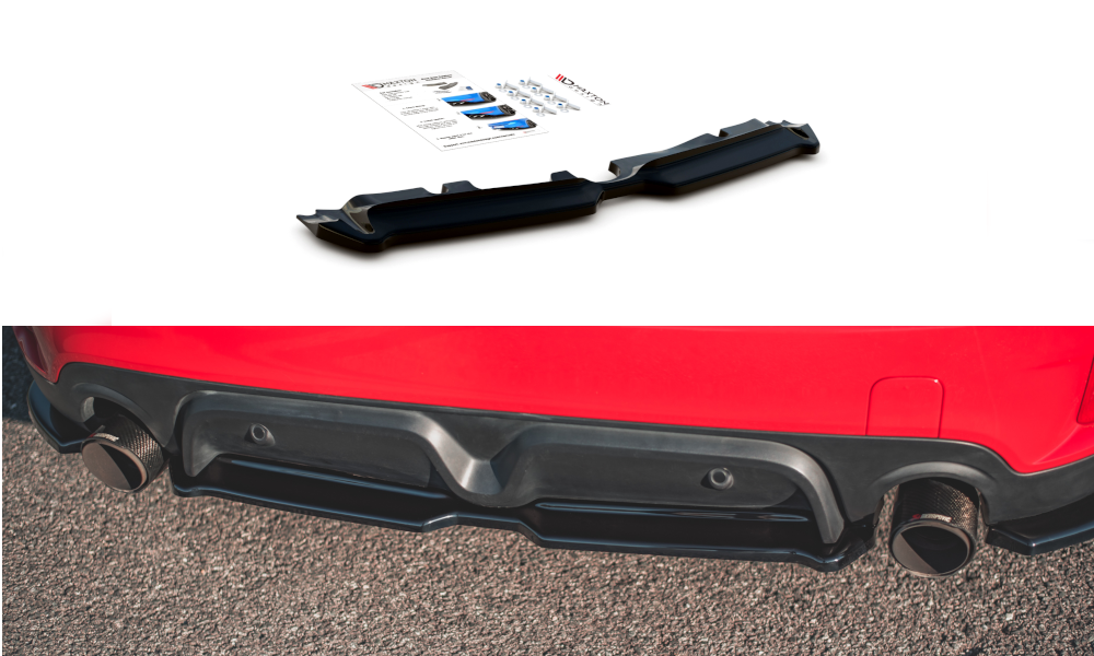 Image of Central Rear Splitter Mini Countryman MK2 F60 JCW-GB