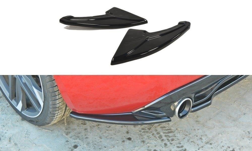 Image of Rear Side Splitters Peugeot 308 Ii GTi - Gloss Black