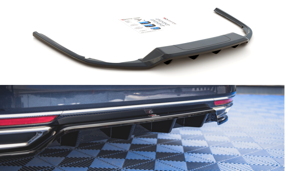 Image of Central Rear Splitter Volkswagen Passat B8-GB