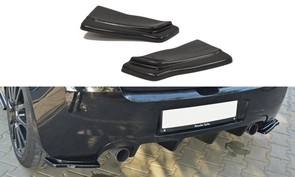 Image of Rear Side Splitters Renault Clio III RS - Gloss Black