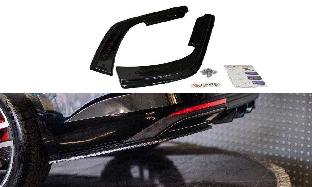 Image of Rear Side Splitters Renault Talisman - Gloss Black