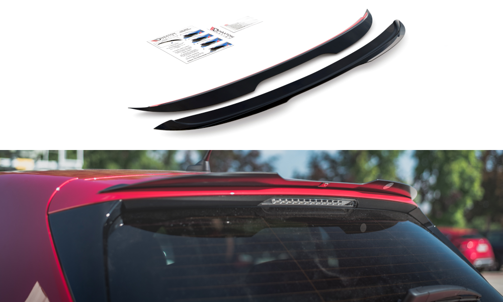Image of Spoiler Cap Peugeot 308 GT MK2 Facelift - Gloss Black