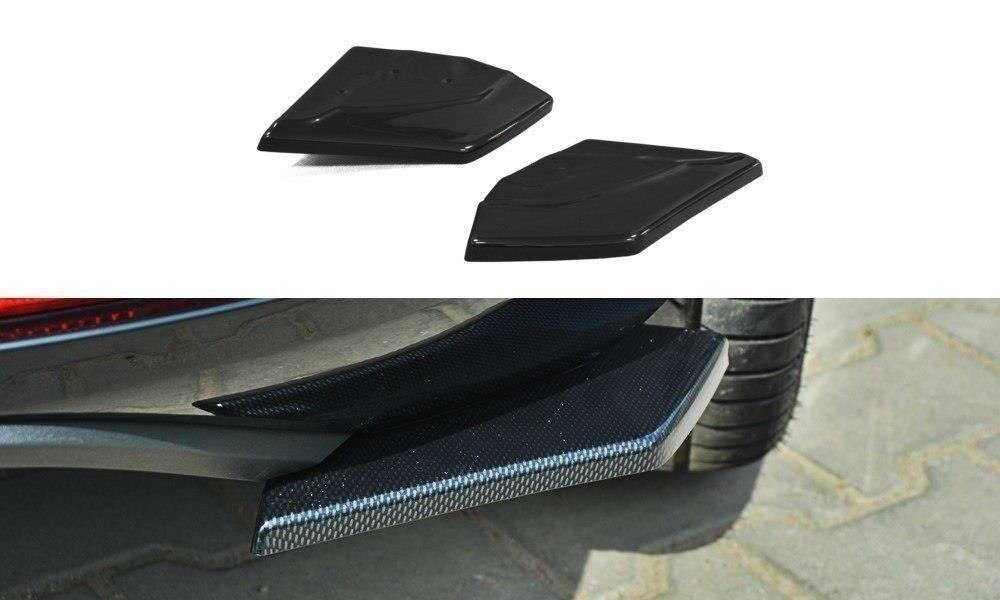 Image of Rear Side Splitters Seat Leon III Cupra / Fr - Gloss Black