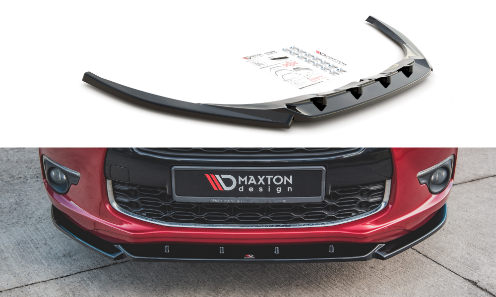 Image of Front Splitter Citroen DS4 - Gloss Black