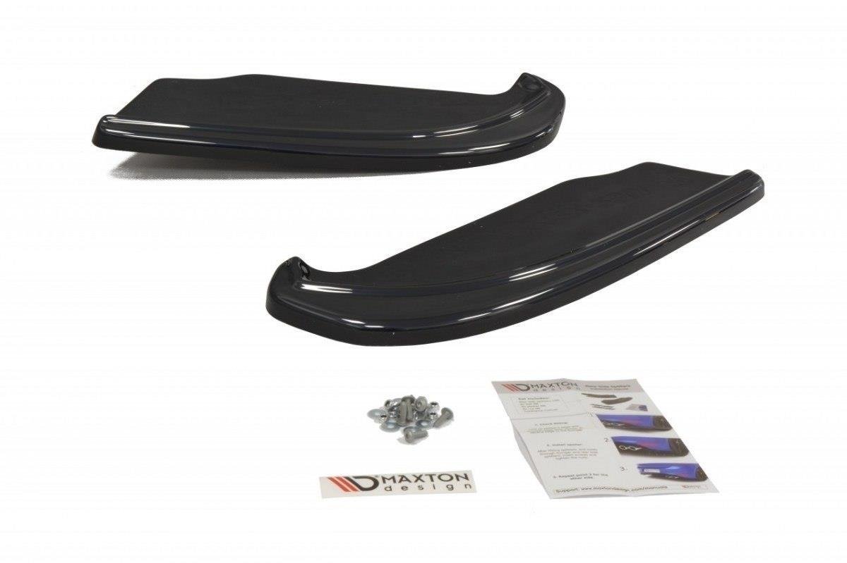 Image of Rear Side Splitters Subaru Impreza Ii WRX - Gloss Black