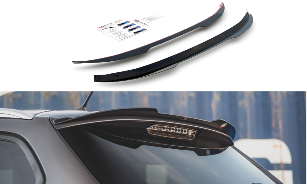 Image of Spoiler Cap Peugeot 308 Sw MK2 Facelift - Textured