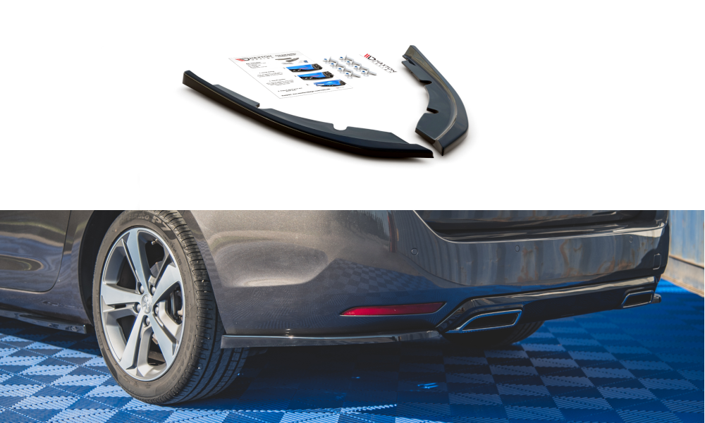 Image of Rear Side Splitters Peugeot 308 Sw MK2 Facelift-GB