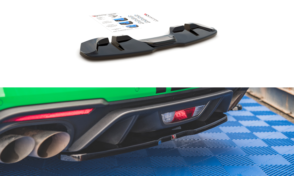 Image of Central Rear Splitter Ford Mustang GT MK6 Facelift-CL