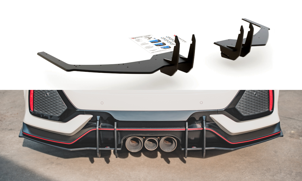 Image of Racing Durability Achterklep V.2 Honda Civic X Type R-Blac
