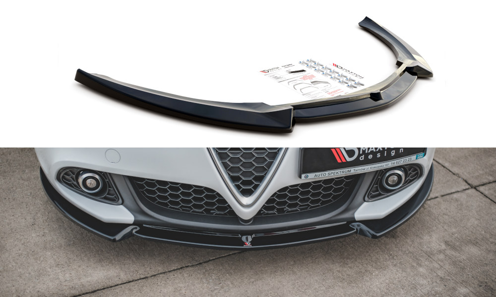 Image of Front Splitter V.2 Alfa Romeo Giulietta Facelift-GB
