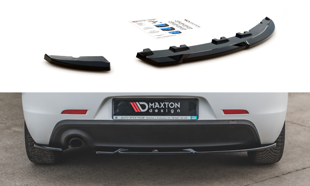 Image of Rear Side Splitters V.1 Alfa Romeo Giulietta Facelift-GB