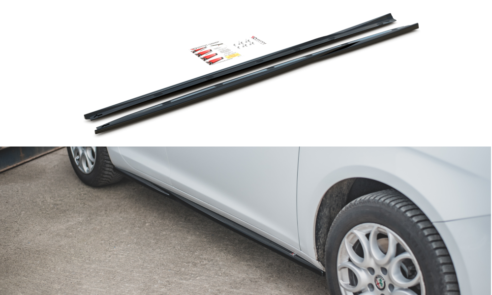 Image of Side Skirts Diffusers Alfa Romeo Giulietta Facelift-GB
