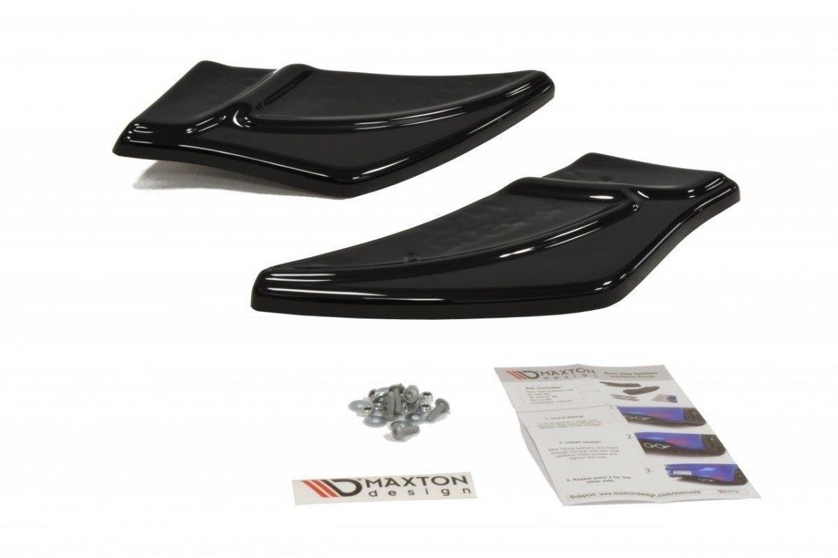 Image of Rear Side Splitters V.2 VW Golf VII R - Gloss Black