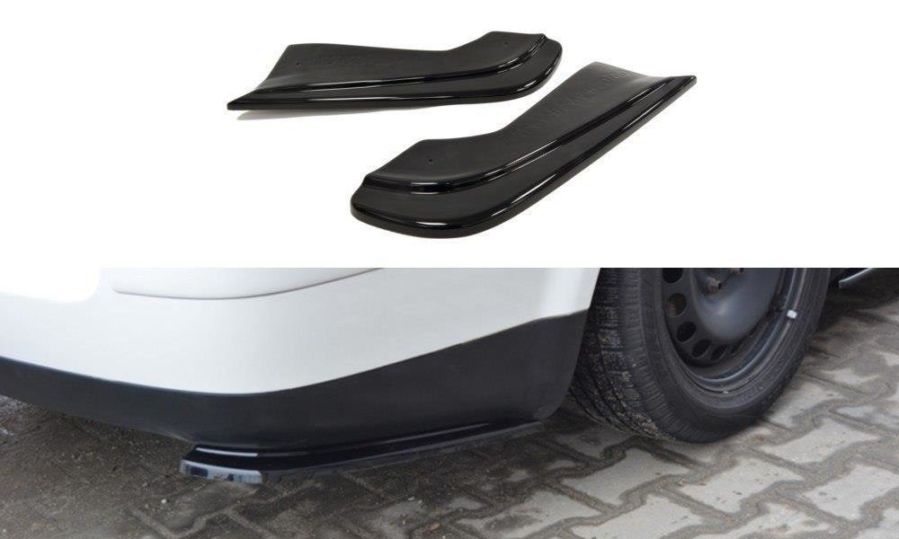Image of Rear Side Splitters VW Passat B5 Estate - Gloss Black