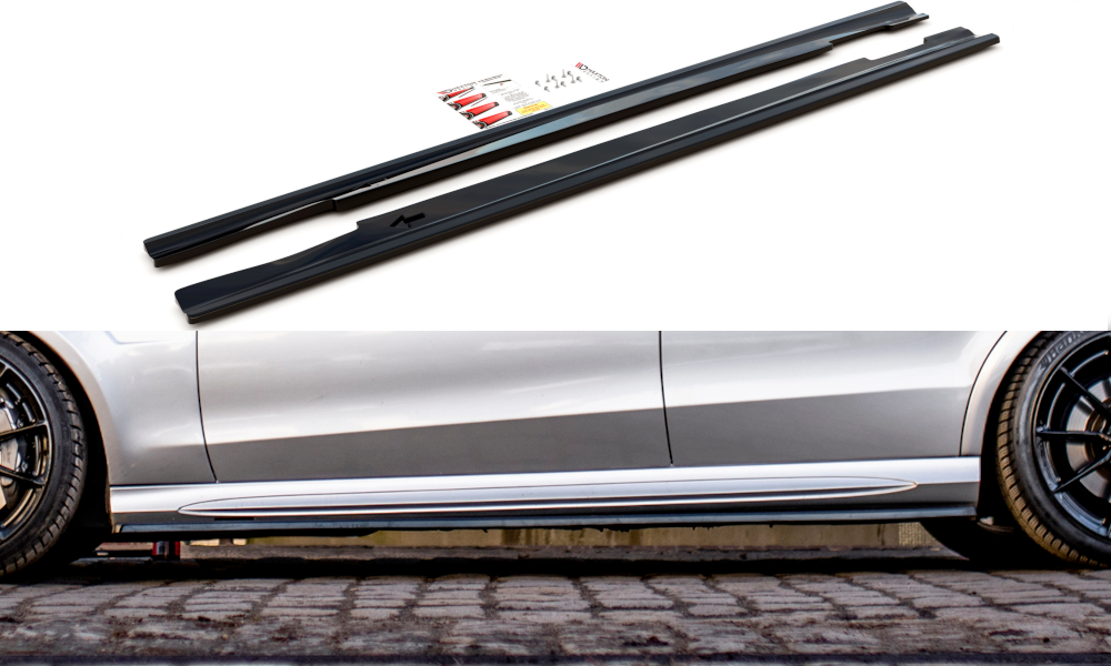 Image of Side Skirts Diffusers Merc-Benz E63 AMG Sedan W212 Fl-GB