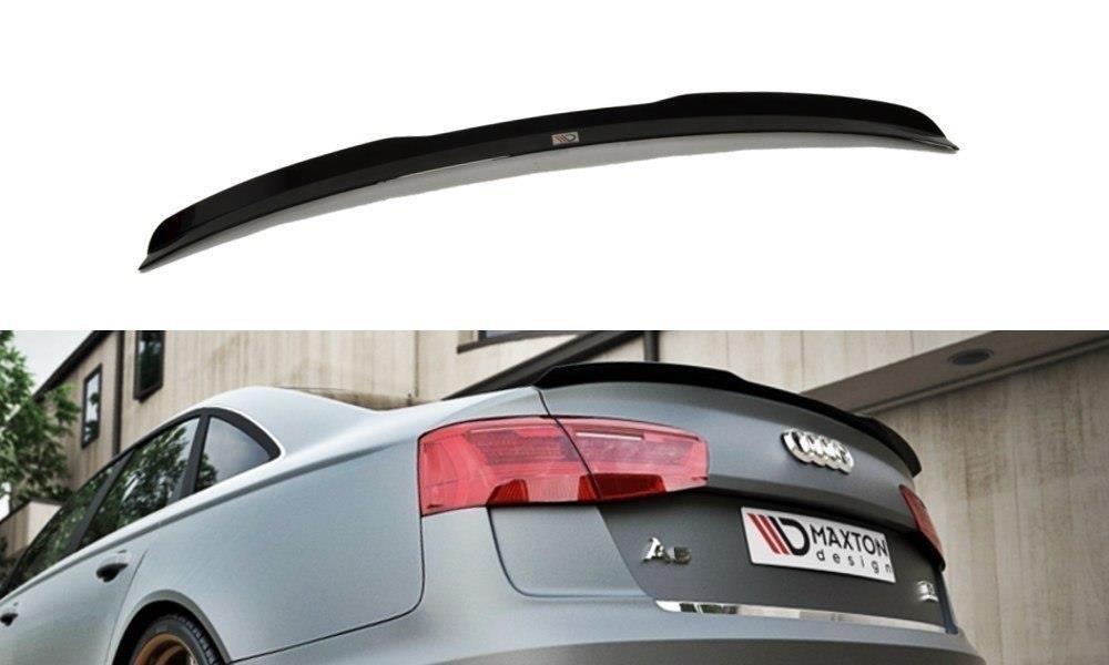 Image of Spoiler Cap Audi A6 C7 S-Line Sedan - Gloss Black