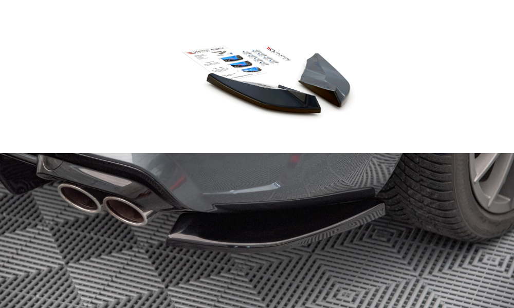 Image of Rear Side Splitters Cupra Ateca - Gloss Black
