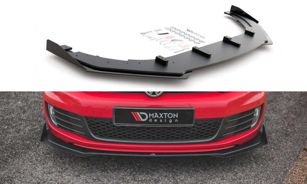 Image of Racing Durability Splitter V.3+Flaps Volkswagen Golf GTi MK6 V2