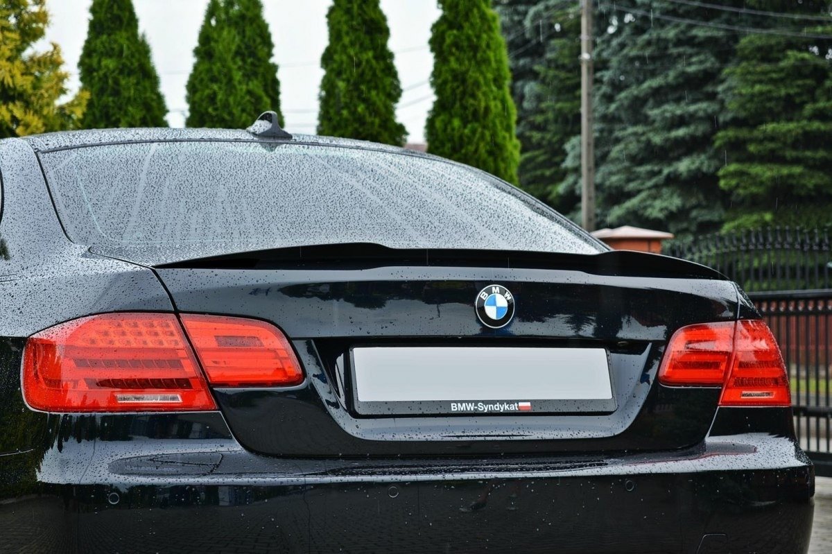 Image of Spoiler Cap For BMW 3 E92 Mpack - Gloss Black