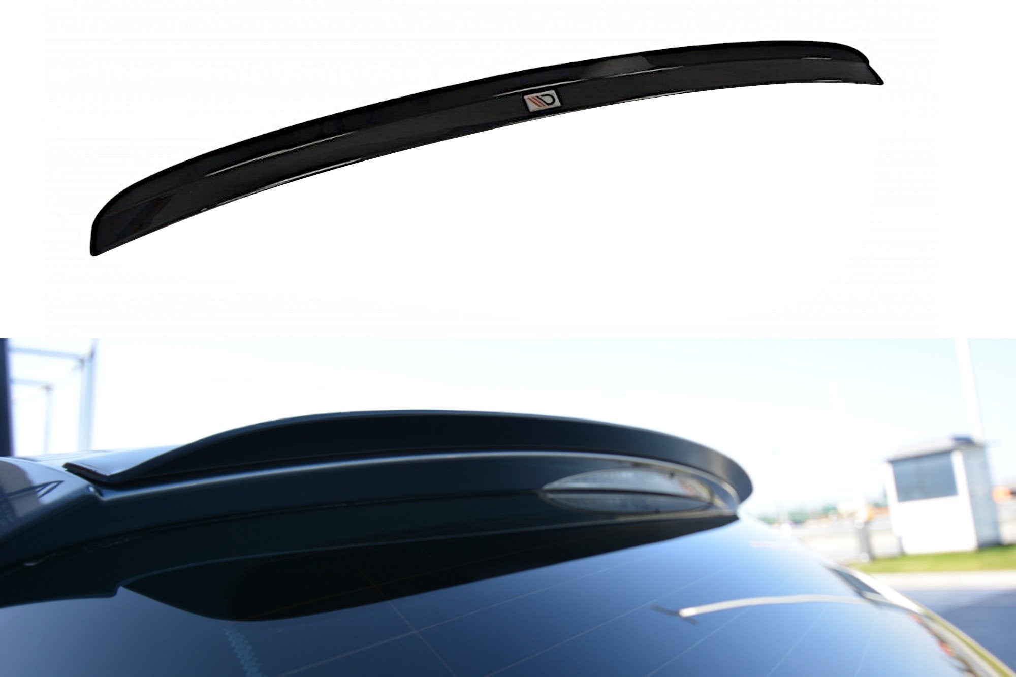 Image of Spoiler Cap For BMW 5 E61 M-Pack - Gloss Black