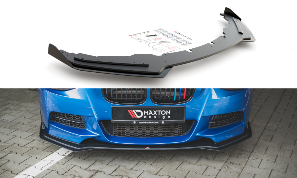 Image of Racing Durability Front Splitter + Flaps BMW M135I F20-GB V1