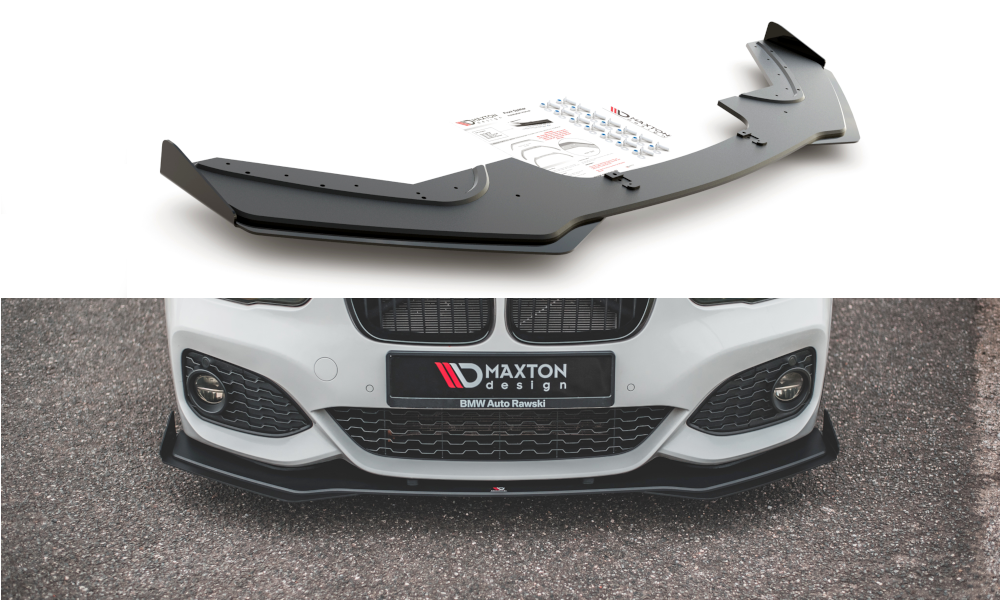 Image of Splitter V.3+Flaps For BMW 1 F20 M-Pack Facelift/M140I -GB V2