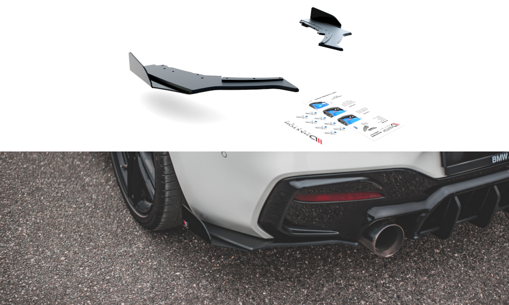 Image of Side Splitters V.3+Flaps For BMW 1 F20 M140I -GB V2