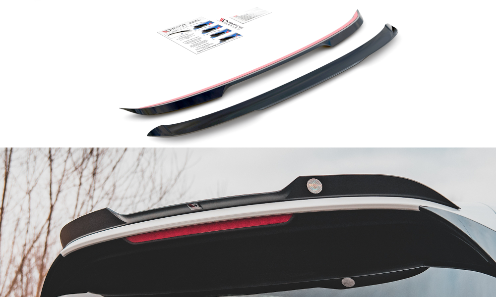Image of Spoiler Cap V.2 Volkswagen Golf 8 GTi - Gloss Black