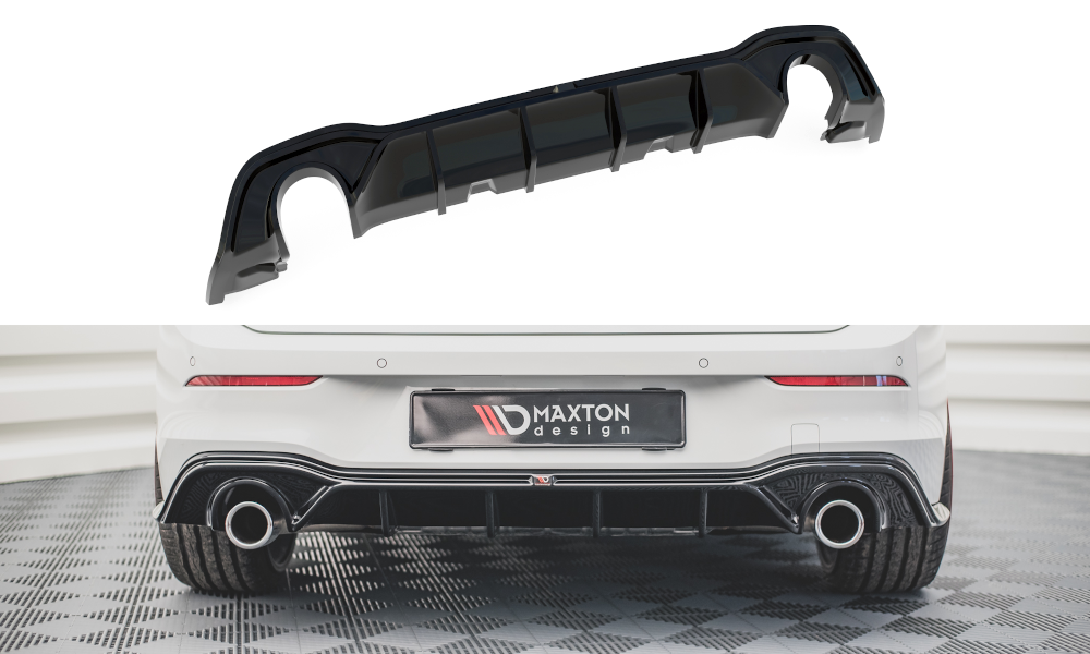 Image of Rear Valance V.2 Volkswagen Golf 8 GTi - Gloss Black