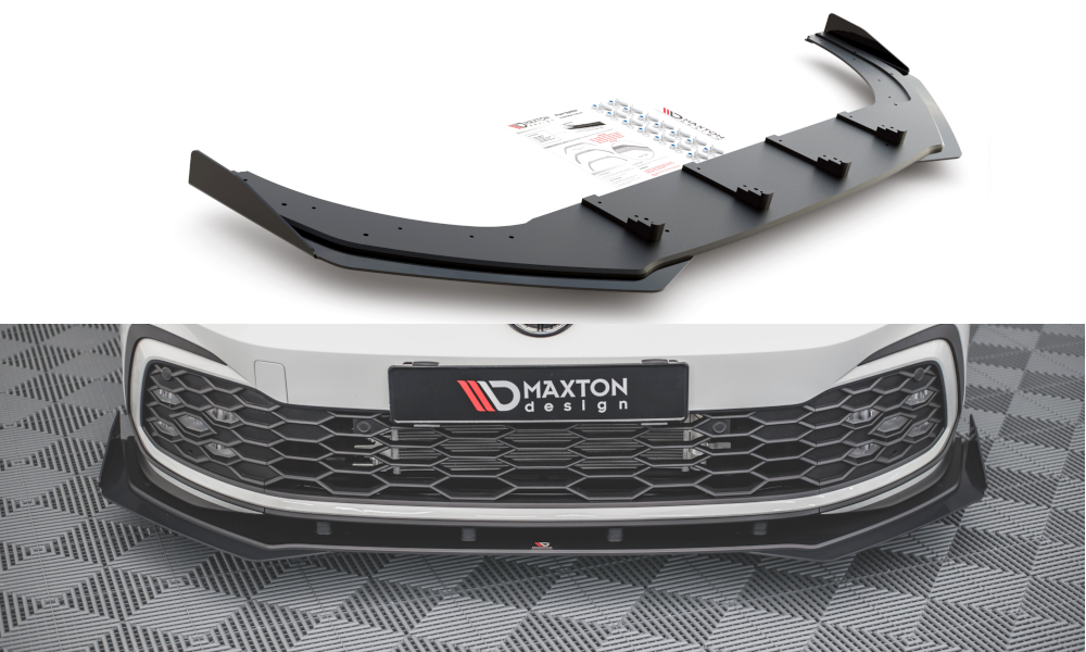 Image of Racing Durability Splitter + Flaps Volkswagen Golf 8 GTi-GB V2