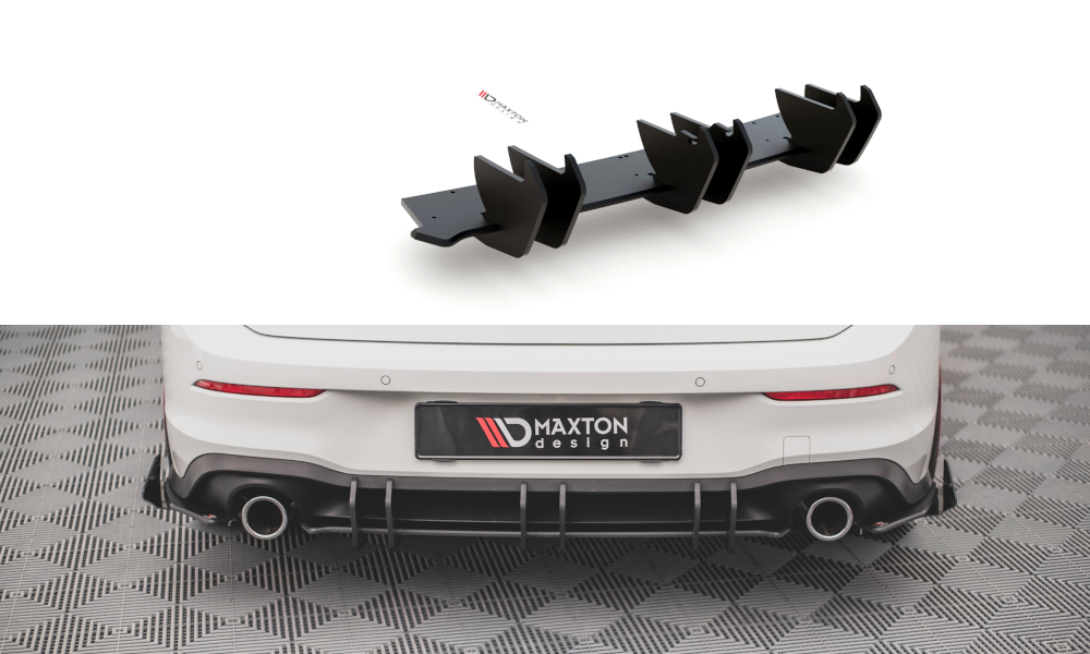 Image of Racing Durability Diffuser V.2 Volkswagen Golf 8 GTi -Red Li
