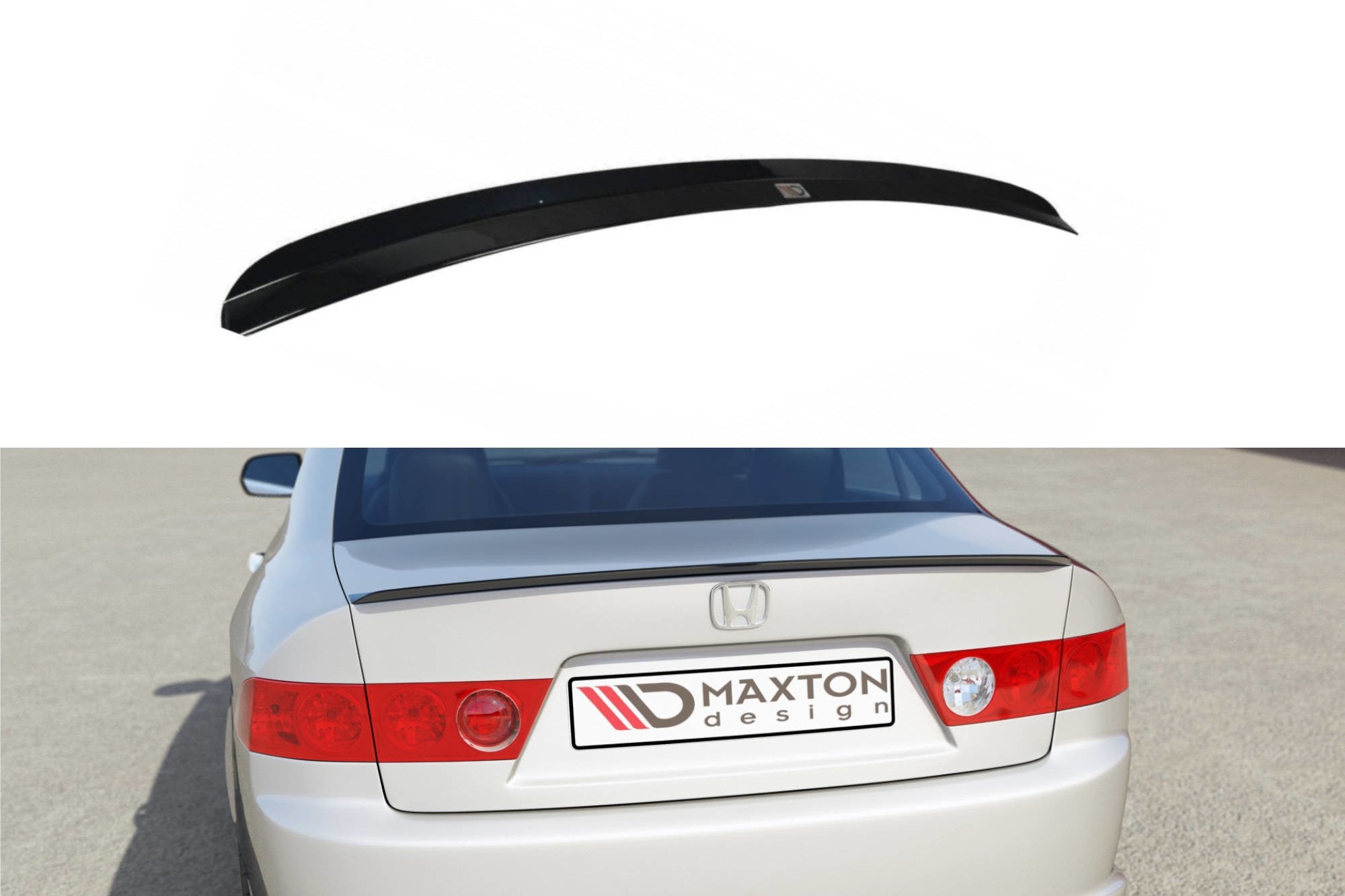 Image of Spoiler Cap Honda Accord VII Type-S - Gloss Black