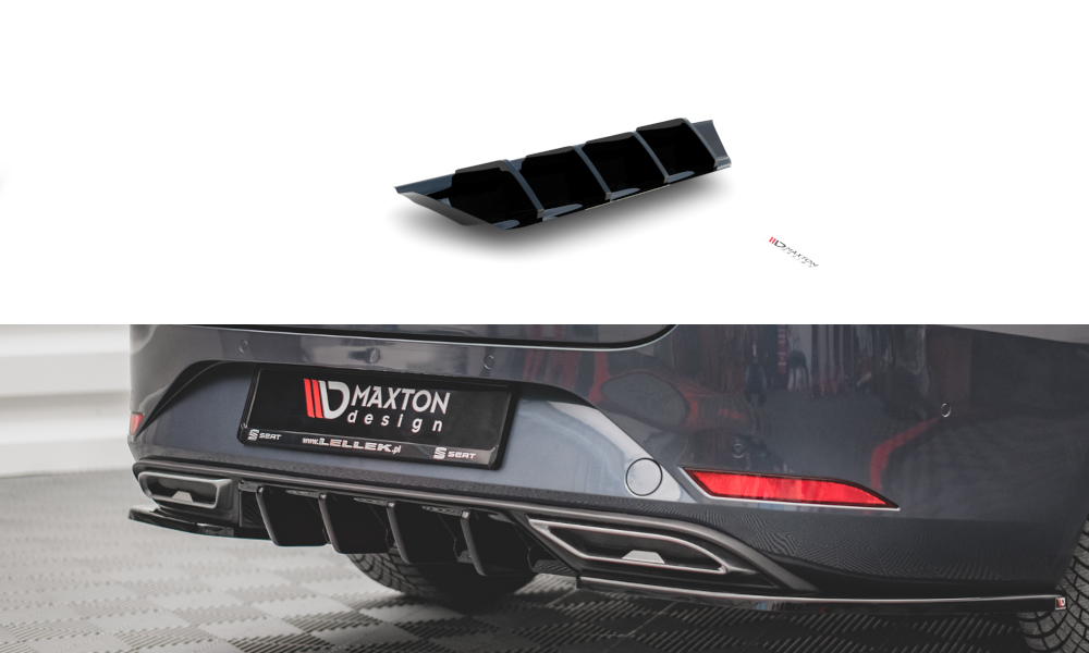 Image of Rear Valance Seat Leon FR ST MK4 - Gloss Black