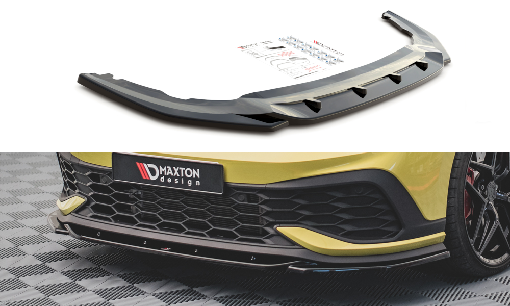 Image of Front Splitter V.2 Volkswagen Golf 8 GTi Clubsport-GB